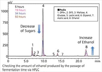 ethanol fermentation via HPLC