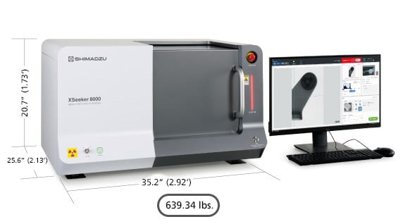 Save valuable space with the compact build of our benchtop CT scanner