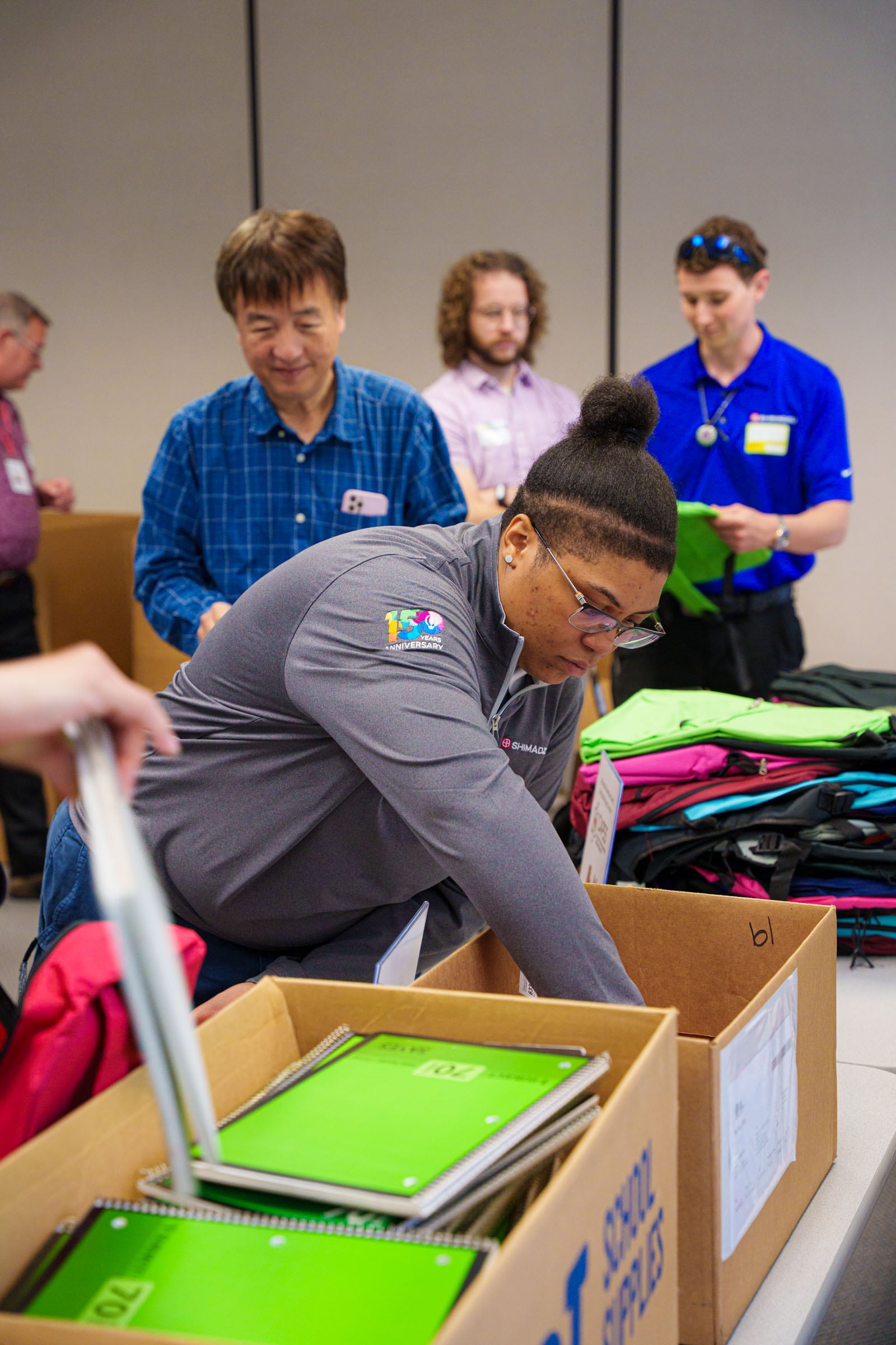 Shimadzu Scientific CAPSS Employee Resource Group Backpack Event