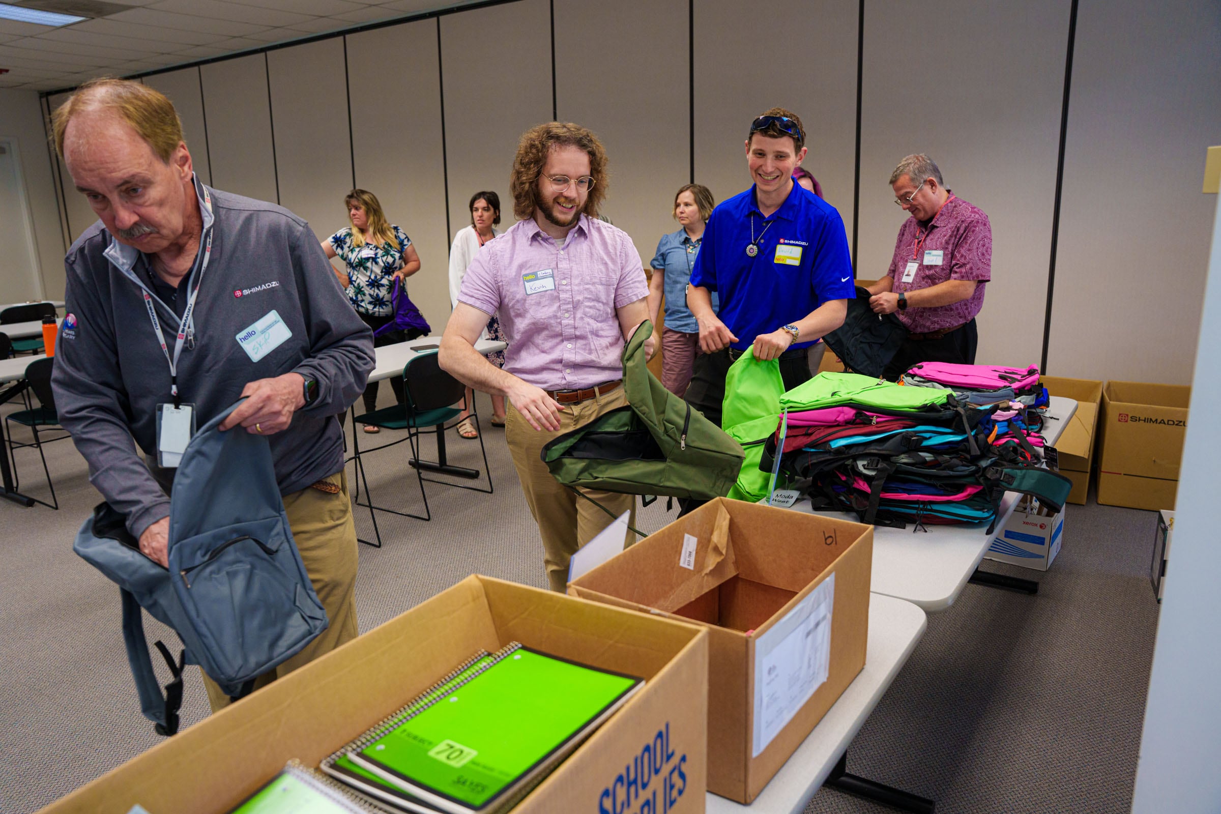 Shimadzu Scientific CAPSS Employee Resource Group Backpack Event