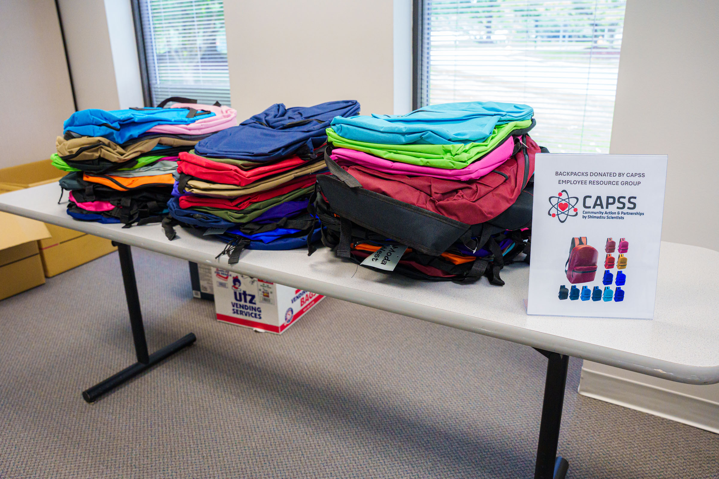 Shimadzu Scientific CAPSS Employee Resource Group Backpack Event