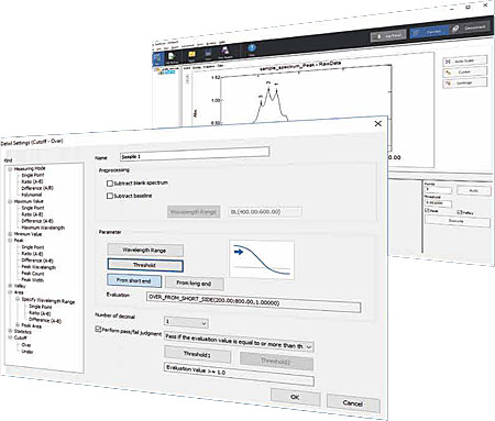 LabSolutions UV-Vis Software Screens
