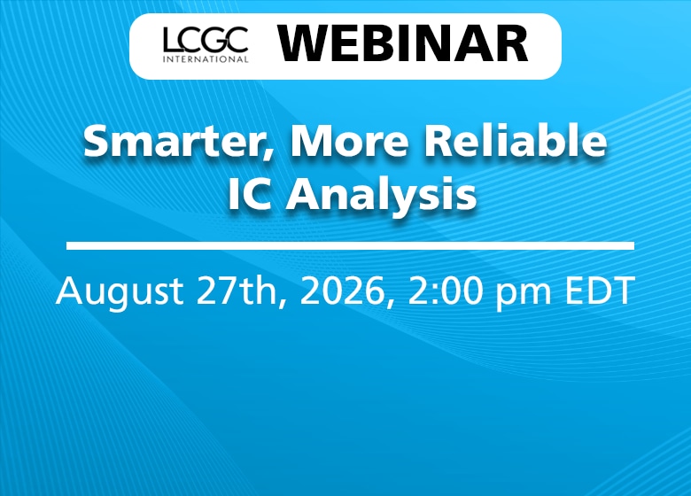 Ion Chromatography Webinar