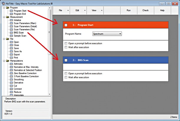 Fig. 1 Easy Macro Editing Window