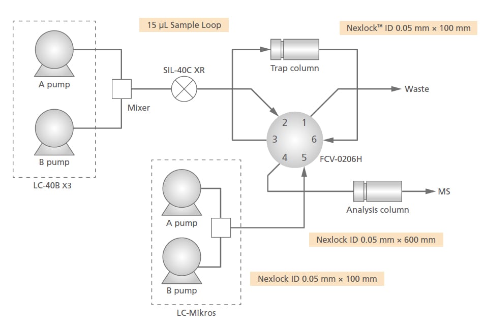 Trap and Elute Configuration