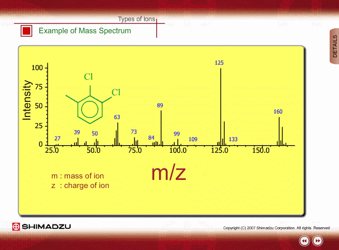 Example of Mass Spectrum