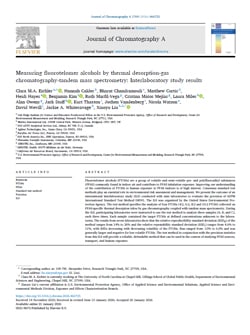 Measuring fluorotelomer alcohols by thermal desorption-gas chromatography-tandem mass spectrometry: Interlaboratory study results
