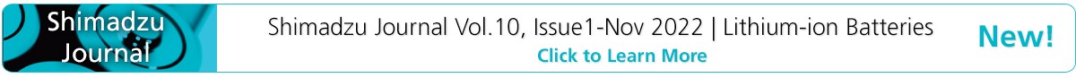 Shimadzu Journal Vol.10, Issue1-Nov 2022 - Featuring Materials Science