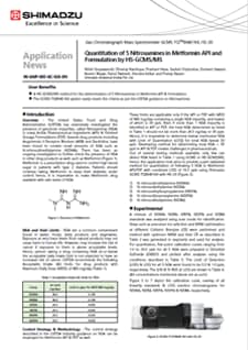 Quantitation of 5 Nitrosamines in Metformin API and Formulation by HS-GCMS/MS PDF