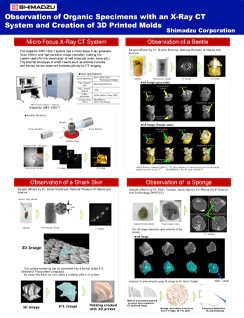 Observation of Organic Things with X-Ray CT System and Molding created with 3D printer