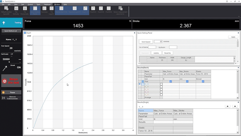 TrapeziumX-V Software Features