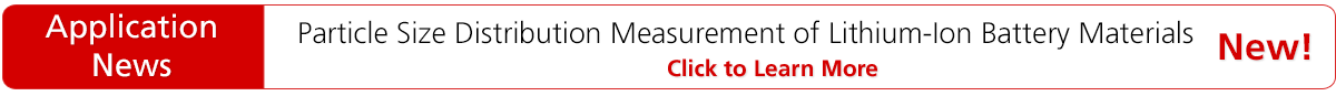 Particle Size Distribution Measurement of Lithium-Ion Battery Materials