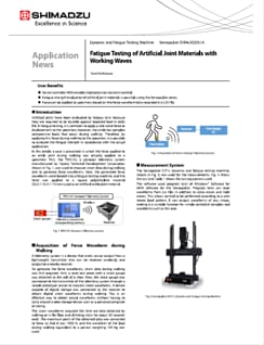 Application News - Fatigue Testing of Artificial Joint Materials with Working Waves PDF