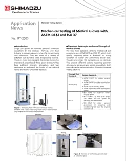 Mechanical Testing of Medical Gloves with ASTM D412 and ISO 37