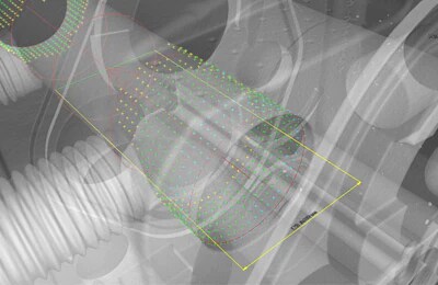 3D Dimensional Measurement (Geometric Shape (Cylinder) Fitting)