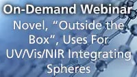 Plastic Films, Fabrics, Nano Particles, and Butterfly Wings: Novel, “Outside the Box”, Uses For UV/Vis/NIR Integrating Spheres