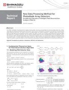 New Data Processing Method for Photodiode Array Detectors