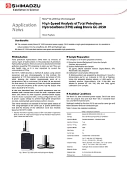 High-Speed Analysis of Total Petroleum Hydrocarbons (TPH) using Brevis GC-2050