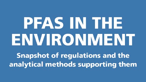 PFAS IN THE ENVIRONMENT Snapshot of regulations and the analytical methods supporting them