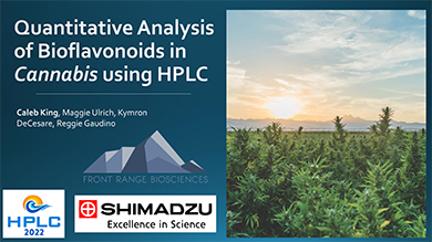 Quantitative Analysis of Bioflavonoids in Cannabis using HPLC