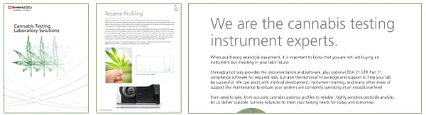 Cannabis Testing Laboratory Solutions Brochure