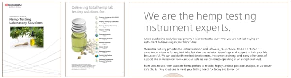 Hemp Testing Laboratory Solutions Brochure