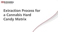 Extraction Process for a Cannabis Hard Candy Matrix