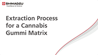 Extraction process for Cannabis Gummy Matrix