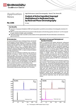 Analysis of Active Ingredient Isopropyl Methylphenol in Medicated Soaps by Reversed Phase Chromatography
