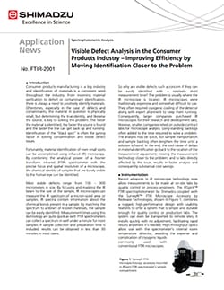 Visible Defect Analysis in the Consumer Products Industry – Improving Efficiency by Moving Identification Closer to the Problem