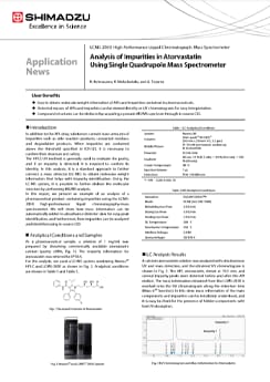 Analysis of Impurities in Atorvastatin Using Single Quadrupole Mass Spectrometer