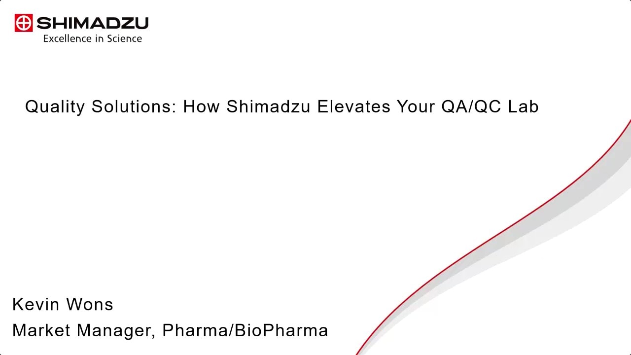 Quality Solutions: How Shimadzu Elevates Your QA/QC Lab