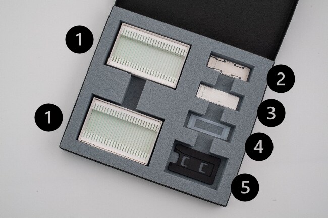 MALDI Benchtop imaging Starter Kit: unboxed components
