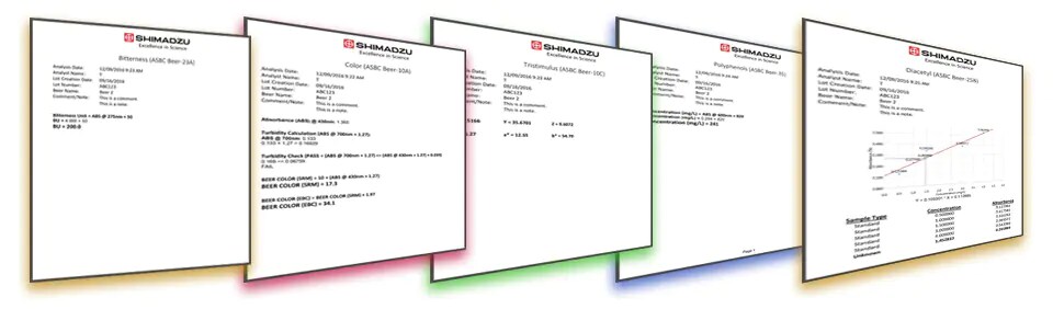 Beer Analyzer Reports