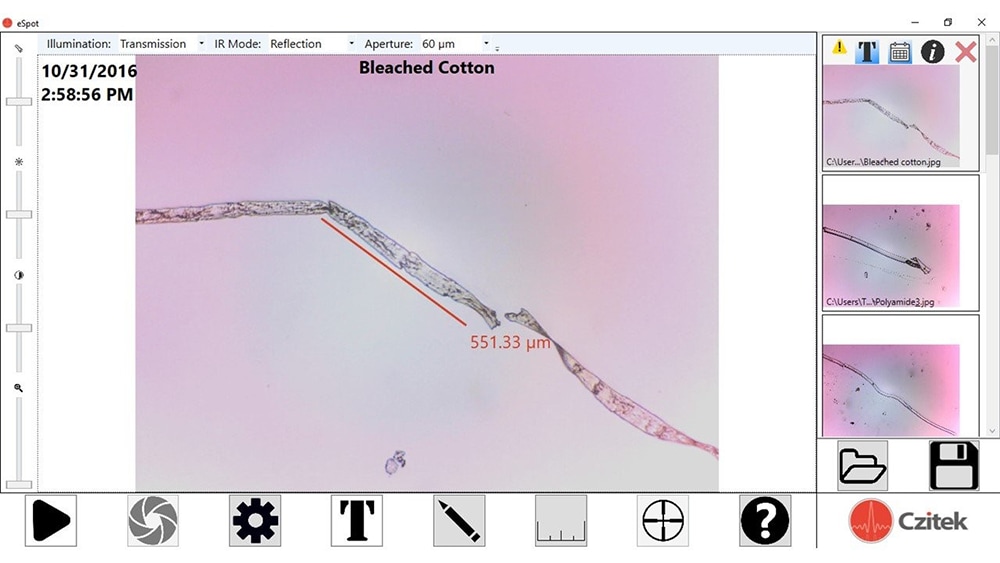 eSpot FTIR software 