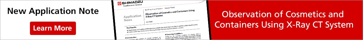 Observation of Cosmetics and Containers Using X-Ray CT System