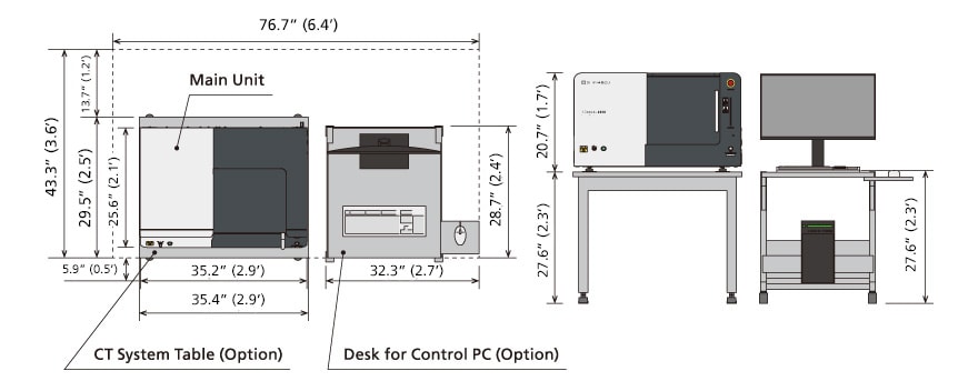 Instrument dimensions