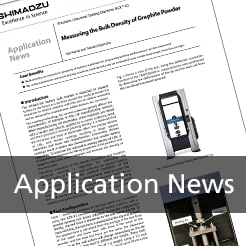 Application News - Measuring the Bulk Density of Graphite Powder