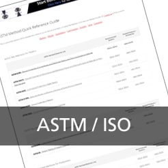 ASTM / ISO Standards and Methods