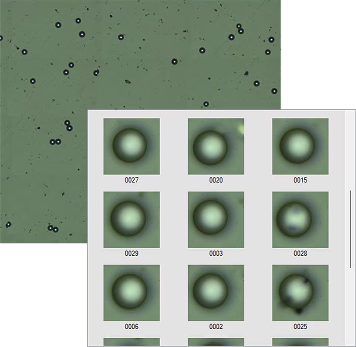 Particle Detection Wide-Area Scan