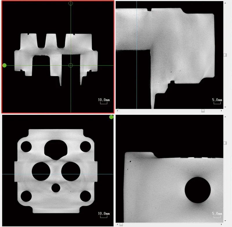 Aluminum Die Castings MPR Image　FOV = ø161.5 mm