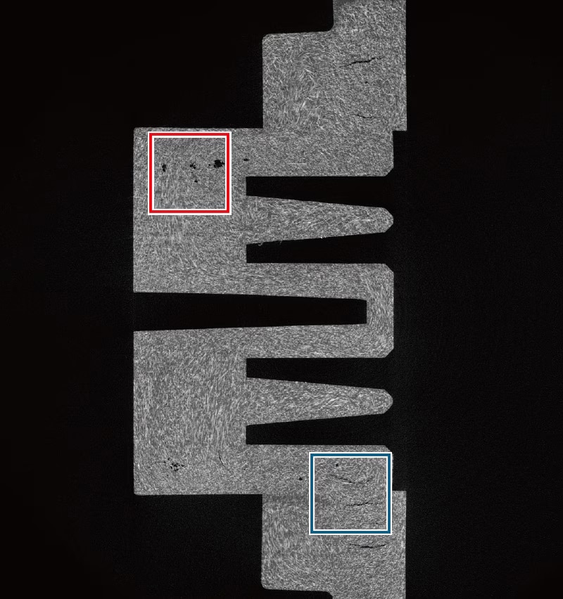 Glass Fiber Reinforced Plastic (GFRP) Cross Sectional Image FOV = ø20 mm