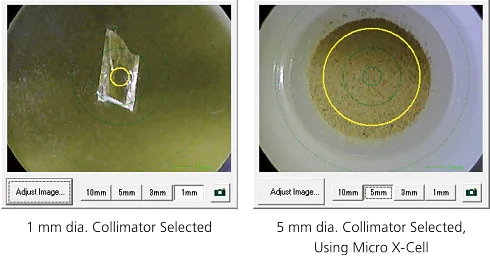 1mm vs 5mm collimators