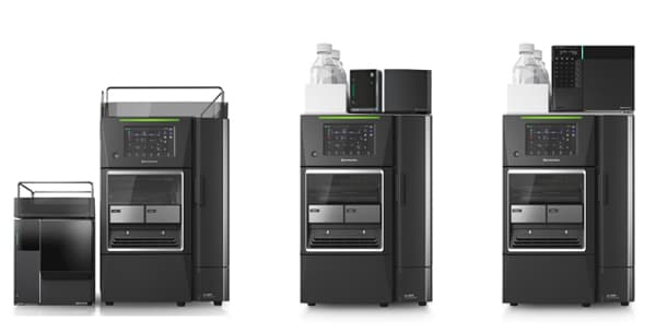 Sustainable design, reduced energy consumption, small footprint HPLC system
