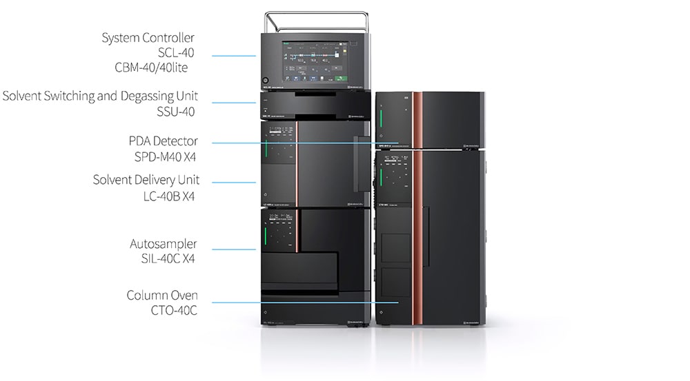 Nexera X4 UHPLC System Components