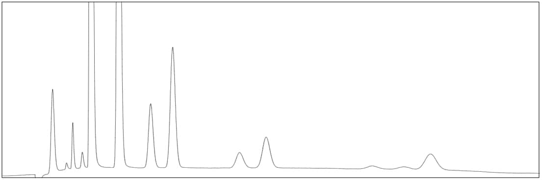 TCD Chromatogram for Liquefied Natural Gas