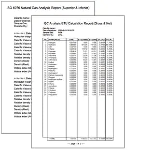 Calorific Report