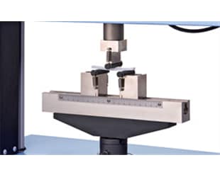 Wide range of 3-point bend test fixtures